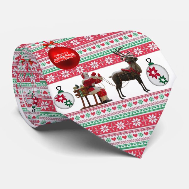 Gravata de Natal, Papais noeis (Rolled)