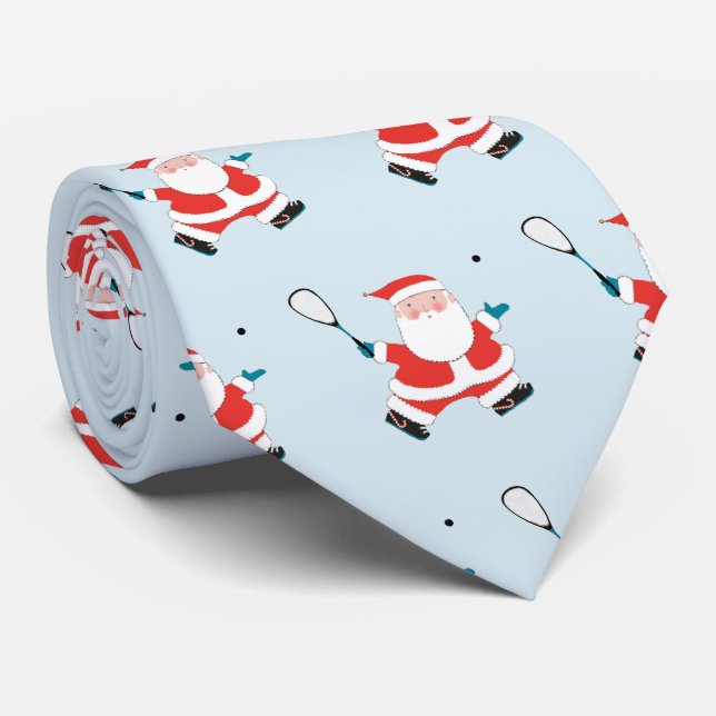 Gravata de Natal para jogador de squash (Rolled)
