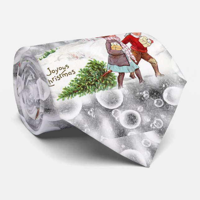 Gravata de Natal, Vintage (Rolled)