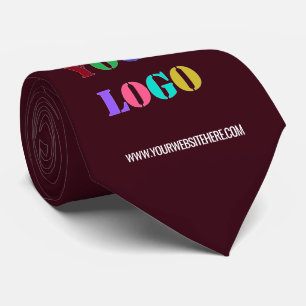 Gravata de negócios com logotipo de empresa person