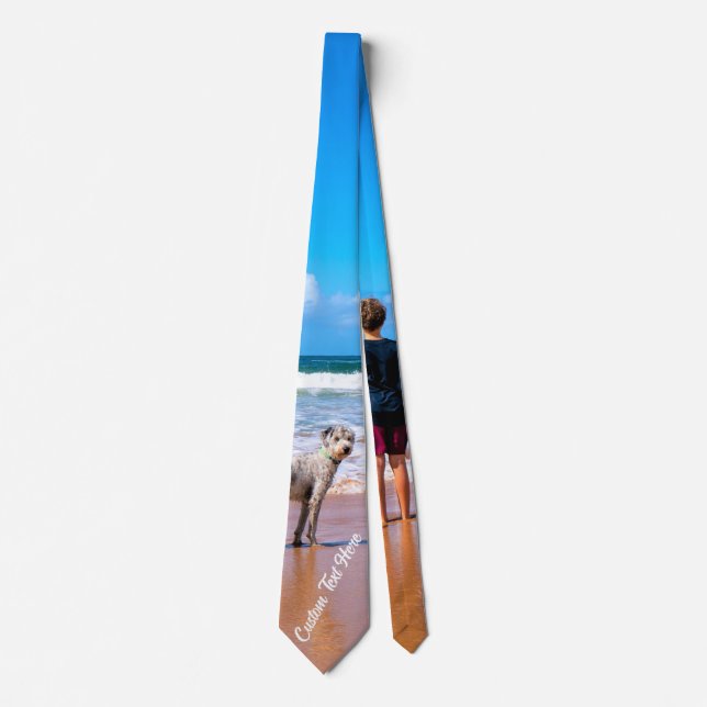 Gravata de Pescoço com Foto Personalizada com Foto (Frente)
