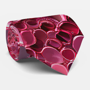 Gravata de Pescoço com Sequência Cor-de-Rosa Glitt