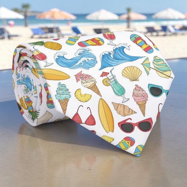 Gravata de Pescoço de Verão Sazonal Praia (Criador carregado)