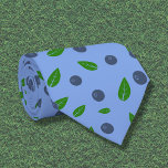 Gravata de Pescoço do Blueberry<br><div class="desc">Isto pode ser um presente excelente para o teu pai ou para o teu namorado: a gravata do pescoço com um padrão de mirtilo!</div>