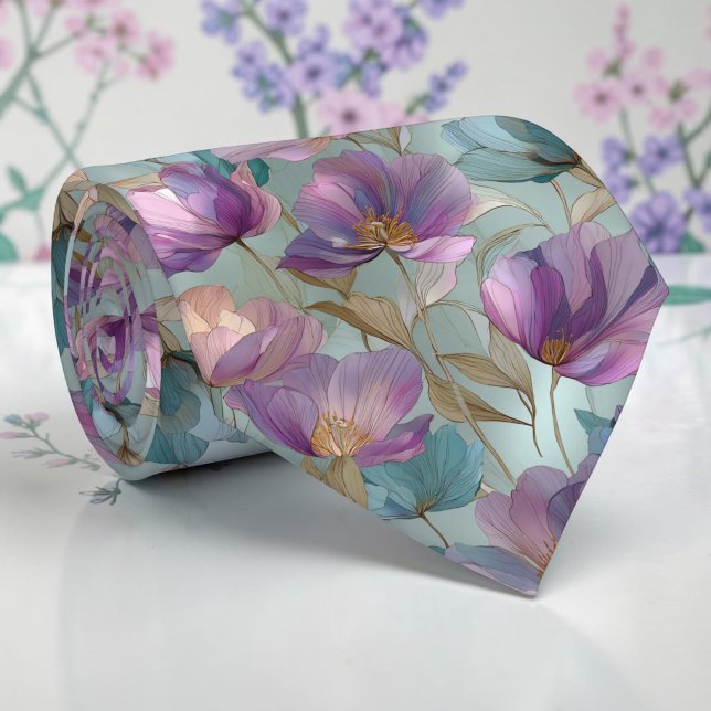 Gravata de Pescoço Floral de Tulipa de Primavera S (Criador carregado)