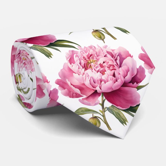 Gravata de Pescoço Floral Elegante para Casamento  (Rolled)
