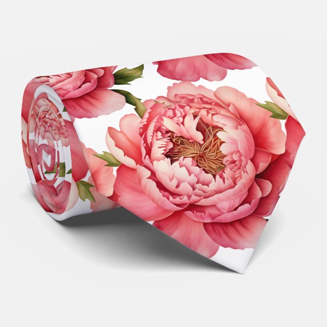 Gravata de Pescoço Floral Elegante para Casamento  (Rolled)