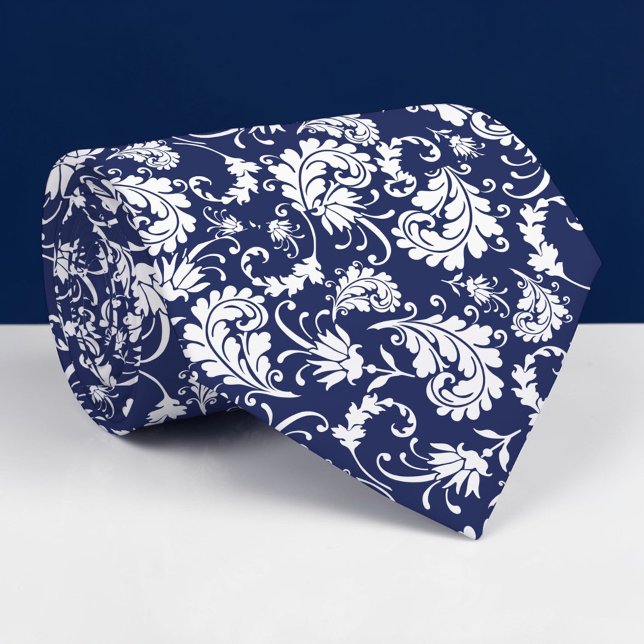 Gravata de Pescoço Personalizada com Padrão Floral (Criador carregado)