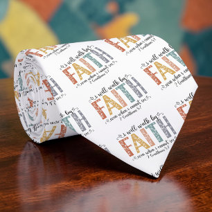 Gravata de Pescoço Personalizada Cristã Cristã