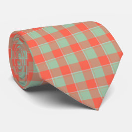 Gravata de Pescoço Xadrez Chuva de Primavera e Caq