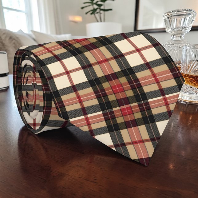 Gravata de Pescoço Xadrez Tartã Escocesa Personali (Criador carregado)