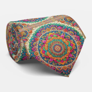Gravata de seda persa de luxo estilo designer Fa