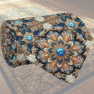 Gravata de seda persa de luxo estilo designer Fa