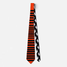 Gravata De Stripe Selvagem (Laranja De Brick) Com 