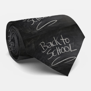 Gravata De Volta À Escola Professora Chalk Necktie