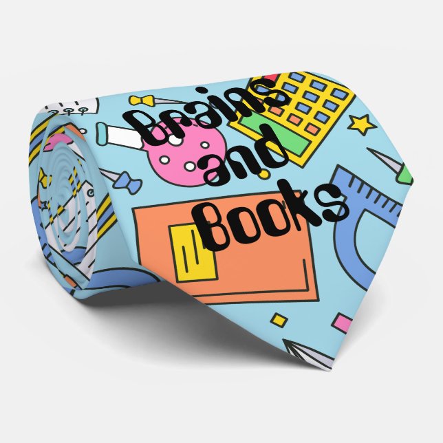 Gravata De volta à escola. Temas escolares (Rolled)