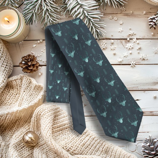 Gravata Deer Antlers Arrows Padrão de Natal V2 Tl ID861 (Criador carregado)