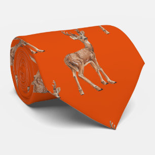 Gravata Deer em vermelho