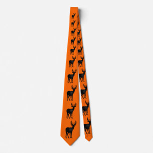 Gravata Deer Hunting Tie-Orange