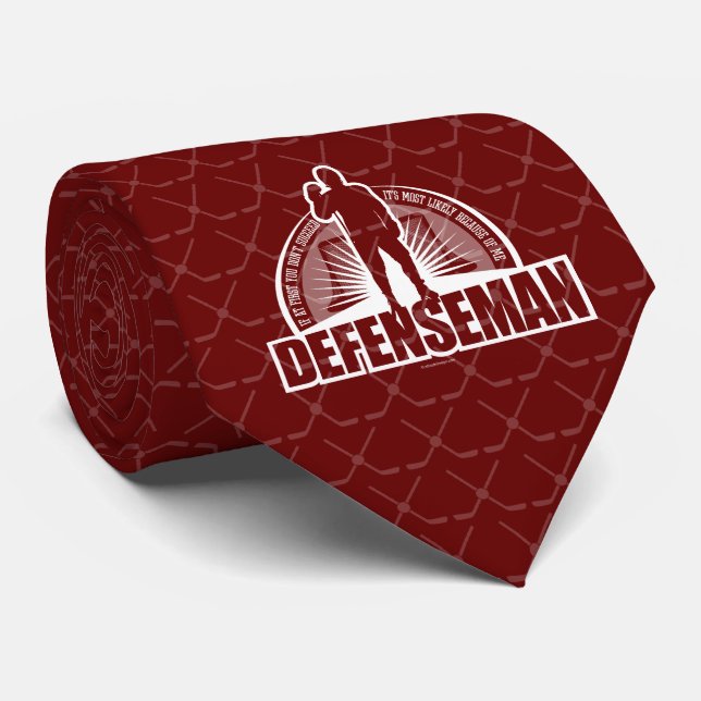 Gravata Defenseman de Hóquei (Rolled)