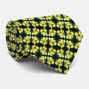 Gravata Delicate Yellow Abstrato Art