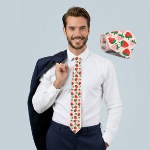 Gravata Delícias de Frutas Suave Rosa