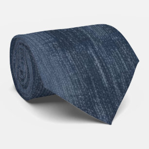 Gravata Denim resistente olha o pescoço dos homens