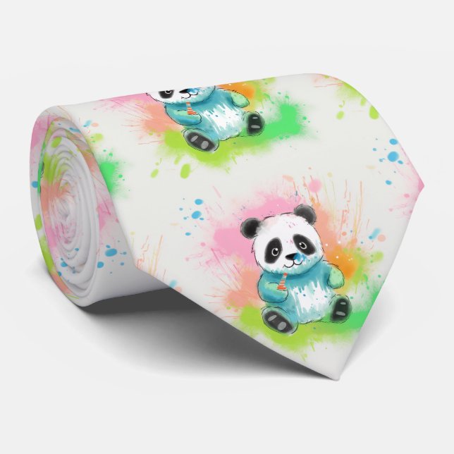 Gravata desenho de crianças personalizadas (Rolled)