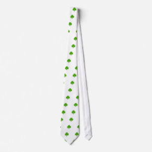 Gravata Desenho Shamrock de São Patrick