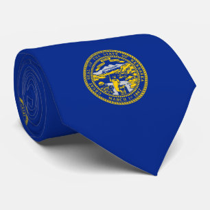 Gravata Design da bandeira do estado de Nebraska