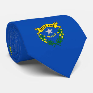 Gravata Design da bandeira do estado de Nevada