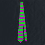 Gravata Design das faixas roxas e verdes<br><div class="desc">Linhas horizontais roxas e verdes com faixas de repetições,  sem soldadura,  Impressão de fundo com Design de padrão</div>