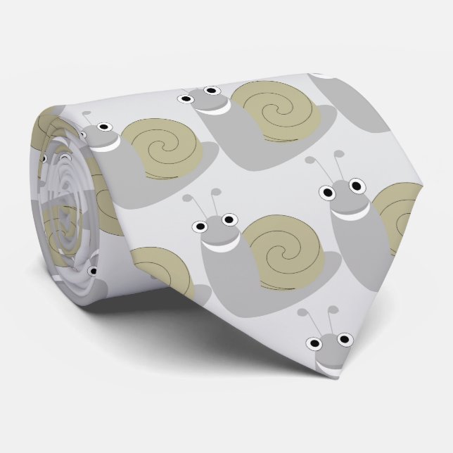 Gravata Design de Caracol Qualquer Cor de Fundo (Rolled)