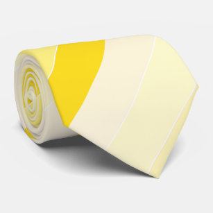 Gravata Design de Elegante Branco Amarelo Trendy Vanilla