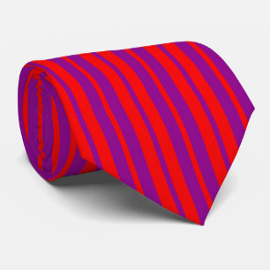 Gravata Design de Padrão de Na moda de Púrpura Vermelha