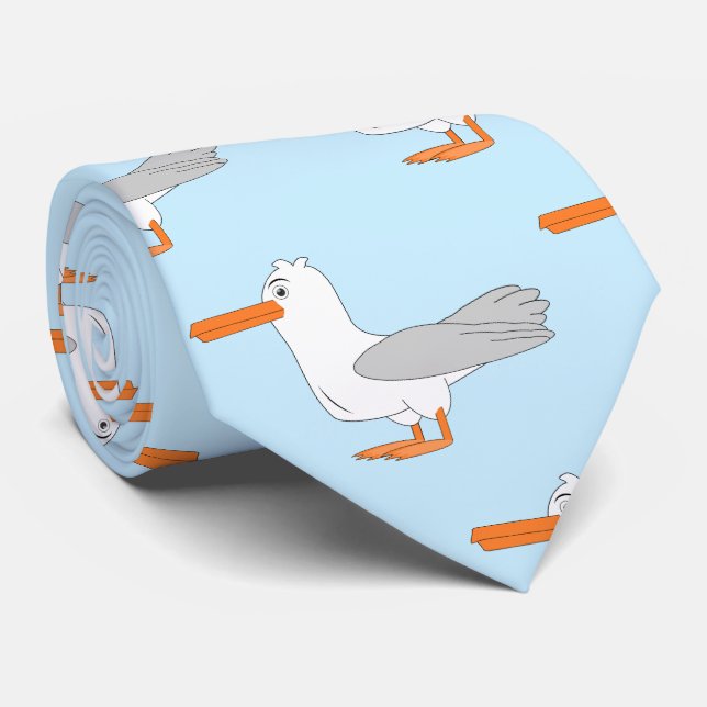 Gravata Design de Seagull (Rolled)