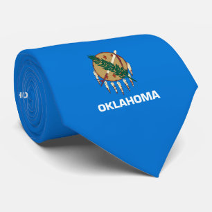 Gravata Design de Sinalizador do Estado de Oklahoma
