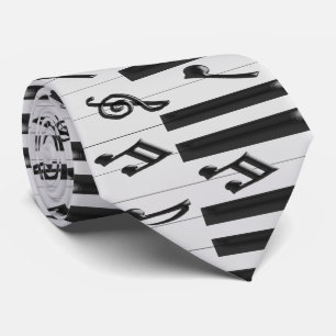 Gravata Design de teclado para piano