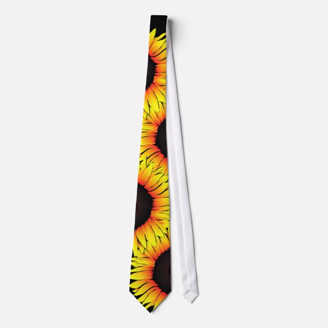 Gravata Design de Verão do Neck Sunflower (Frente)