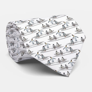 Gravata Design do partido Penguin Iceberg