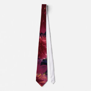 Gravata Design Floral Colorida Bonita e Bonita