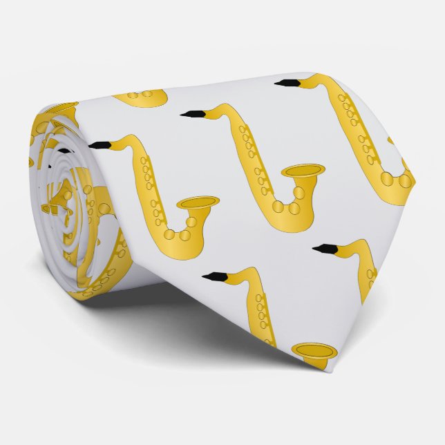 Gravata Design Saxofone Tie (Rolled)