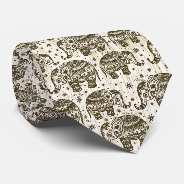 Gravata Design tradicional do impressão de bloco do (Rolled)