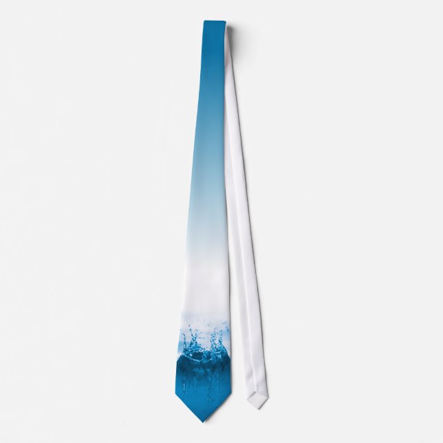 Gravata Designer Gota de Água (Frente)