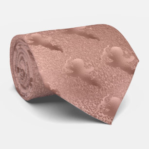 Gravata Dia de os namorados de Amor Cupido Dourado rosa