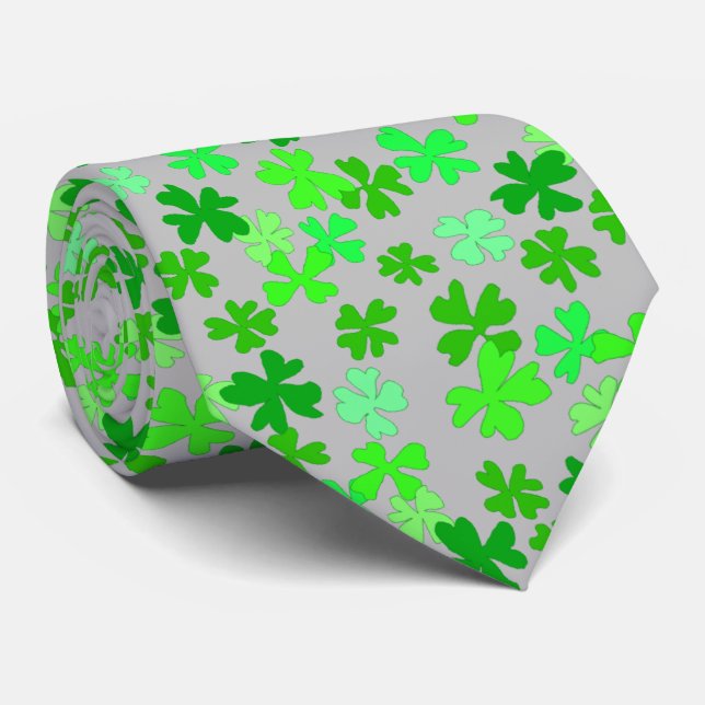 Gravata Dia de São Patrício Irlandês (Rolled)