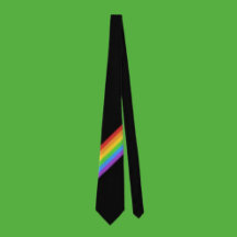Gravata Diagonal Arco-íris Orgulho: Cores Ousadas,