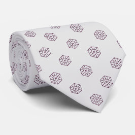 Gravata Dice do Número da Turma da Cinza Elegante