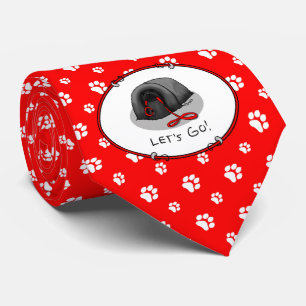 Gravata Divertido Vamos! para um passeio cachorro pequinês