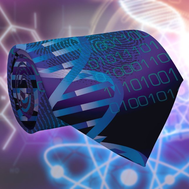 Gravata DNA Fingerprint Medical Science (DNA Fingerprint Medical Science Neck Tie)